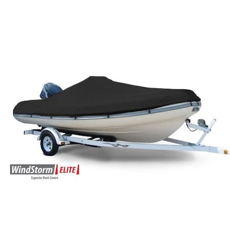 Eevelle Boat Cover INFLATABLE Center Console, Outboard Fits 22ft 6in L up to 111in W Black SFINFCC22111B-BLK